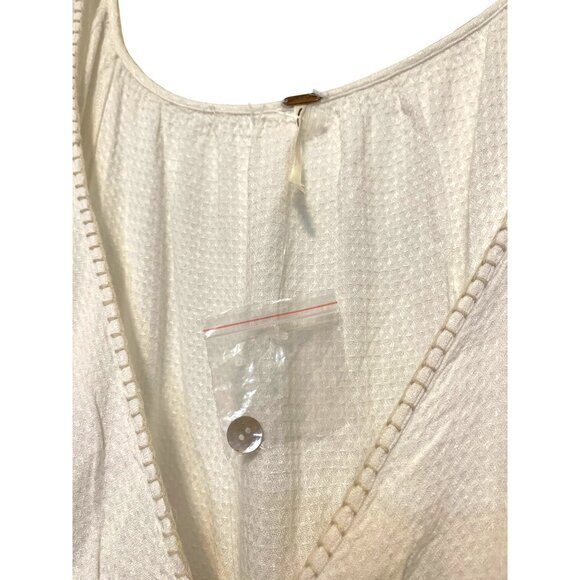 Free People Southwest Lace Maxi Dress White Boho Style XL Relaxed Fit - Picture 5 of 12